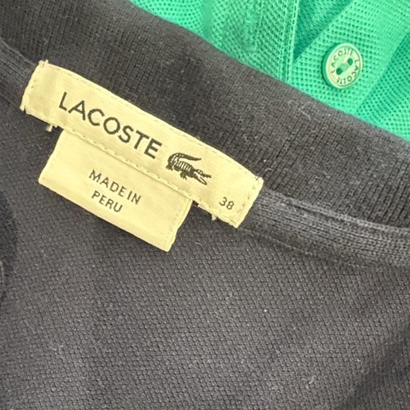 Lacoste Polo Shirt Set - Red, Navy, Teal, Black - Picture 3 of 5